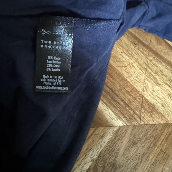 Two Blind Brothers Shirt Henley Short Sleeve T-Shirt Men’s Large New - Picture 5 of 8